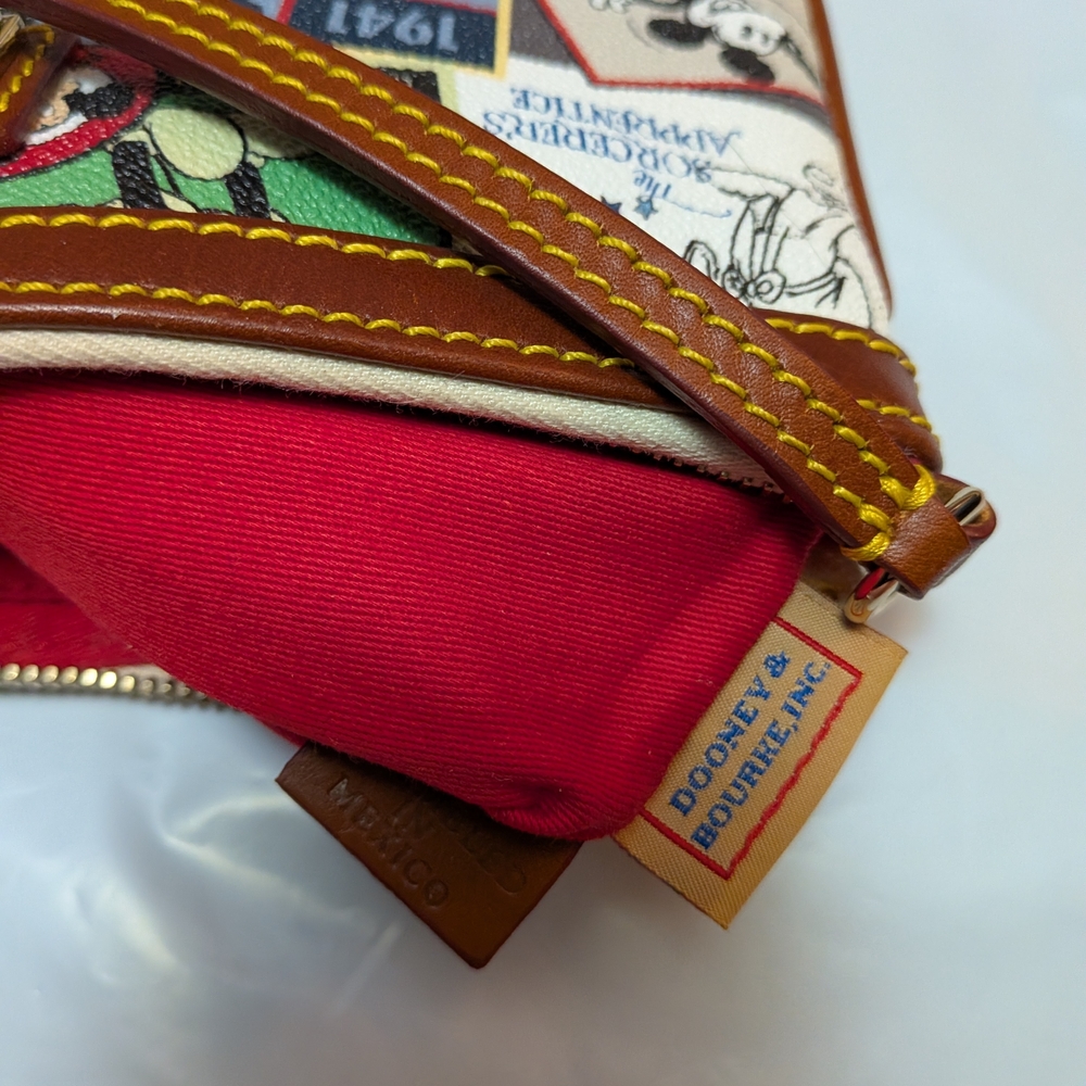 Dooney & Bourke Mickey Mouse Thru The Years Wristlet - Picture 8 of 11